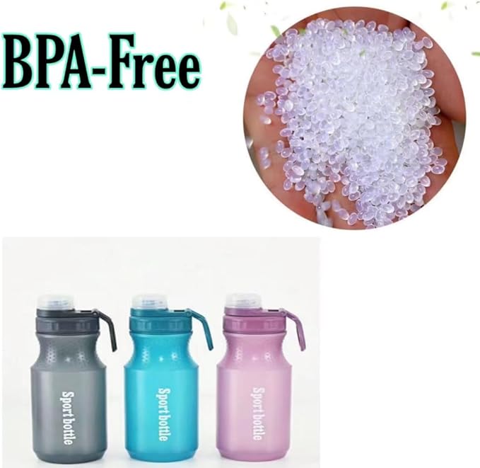 Sports Water Bottle, Kids Water Bottle, Plastic Water Bottle,BPA-Free,Leak-Proof, Reusable Water Bottle for School, Outdoor,Gym, Running, Hiking (Purple (13OZ))