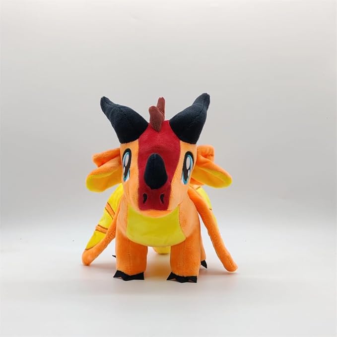 Wings of Fire Dragon Plush Toy Rainwing Dragon Stuffed Animals Pterosaur Plush Flying Dragon Pillow Plushies Gifts for Fans Kids Boys Girls (Skywing)