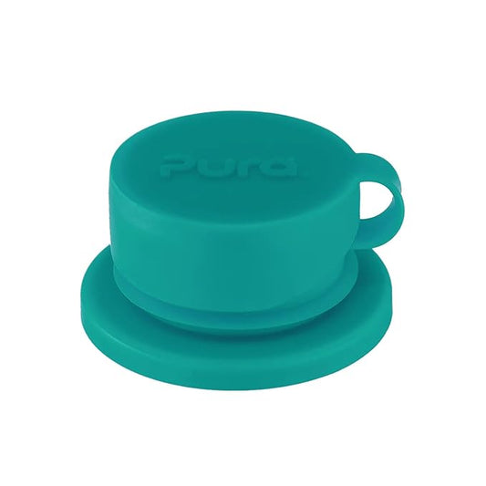 Pura Sport Big Mouth Silicone Sport Top - Leak & Spill-Proof, Plastic-Free, MadeSafe Certified, Medical-Grade Silicone - Fits All Sport Bottles – Mint