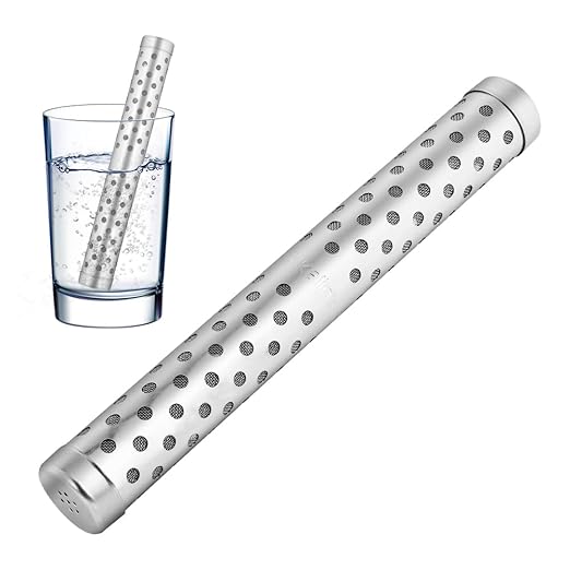 2pack Alkaline Water Stick PH Alkalizer Ionizer Stainless Steel Hydrogen Minerals Wand Water Purifier Filter