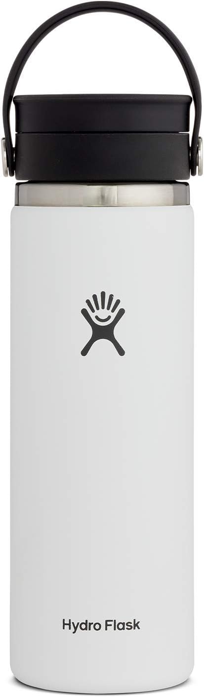 Hydro Flask Stainless Steel Wide Mouth Bottle with Flex Sip Lid and Double-Wall Vacuum Insulation for Coffee, Tea and Drinks
