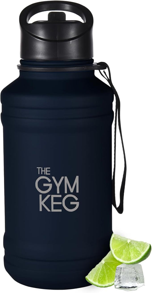 THE GYM KEG Stainless steel water Bottel_ Keg Stainless Steel Bottle - Leak-Proof, Insulated Beverage Container for Hot & Cold Drinks - Durable, Versatile & Kid-Safe - New