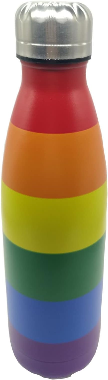 Rainbow Pride Insulated Sport Water Bottles Stainless Steel Travel Mugs BPA Free Tumbler For Outdoor Camping Travel 20oz