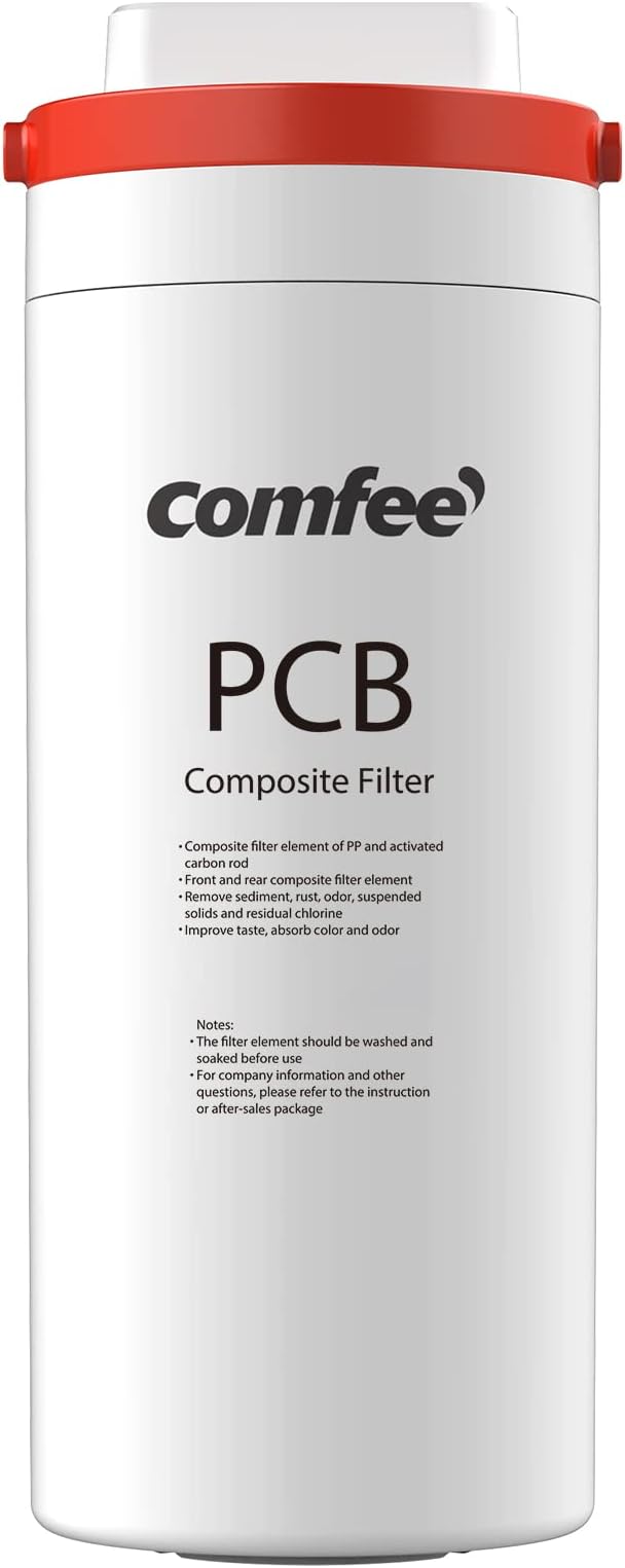 Comfee' CFU20R1AWW-FP Filter, Replacement 2-in-1 PCB Filter for CFU20R1AWW 600GPD Reverse Osmosis System, 1-year Lifespan