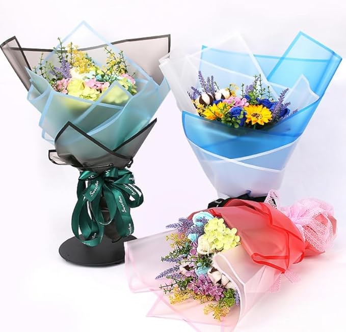 Fondleadmiringly30 sheetsFlower Wrapping Paper, Flower Shop Paper, Waterproof Wrapping Paper, semi Transparent Wrapping Paper