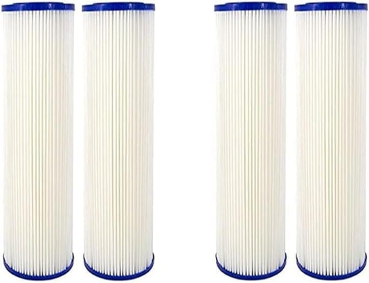 CFS – Whole House Replacement Water Filter Cartridges Compatible with EQ-304-20 & EQ-PFC.35 Models – Removes Bad Taste – 20" Replacement Filter Cartridge (4 Pack - Pleated Filter)