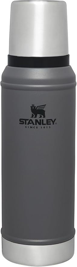 Stanley Classic Vacuum Insulated Wide Mouth Bottle -BPA-Free 18/8 Stainless Steel Thermos for Cold & Hot Beverages