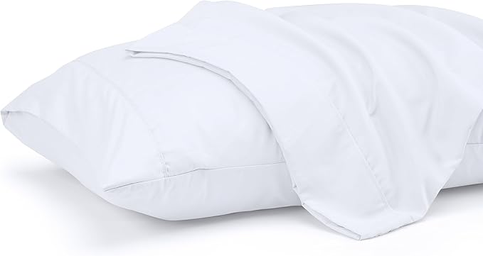 Utopia Bedding Queen Pillow Cases - 2 Pack - Envelope Closure - Soft Brushed Microfiber Fabric - Shrinkage and Fade Resistant Pillow Covers 20 X 30 Inches (Queen, White)