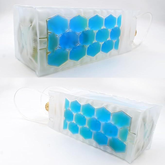 Wine Cooler Bag, Ice Bag for Wine Beer Bottle (2 Pack) Instant Cooling and Keeps Your Drink Cold Keep Cool and Chill Champagne Wine (Blue (2 Pack))
