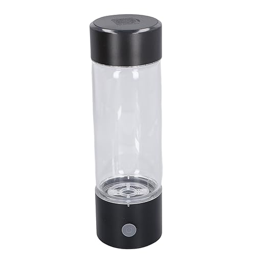 Hydrogen Water Bottle, 410ml Hydrogen Water, Hydrogen Water Bottle Generator with Ion Water Bottle Improve Water Quality in 3 Minutes, Portable Hydrogen Water Bottle Generator 1200-1400ppb