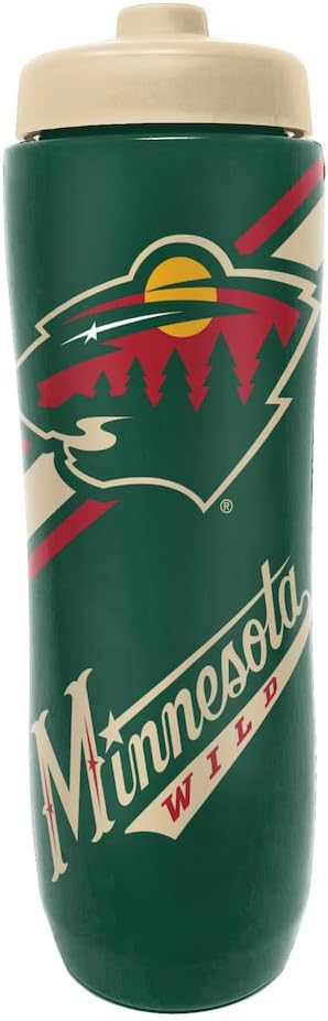 Party Animal NHL Minnesota Wild Squeezy Water Bottle