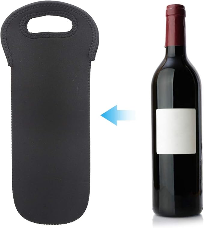 Red Wine Bottle Sleeve, Wine Bag Neoprene Strong Soft Lightweight Heat Preservation Beautiful Non Slip, Wine Bottle Bag Suitable For Teravel Outdoor