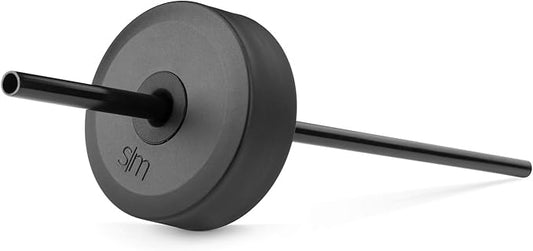 Simple Modern Wide Mouth Lid Leak Proof Straw Chug Handle Flip Fits Summit Water Bottles and Hydro Flask, Tumbler Style, Midnight Black