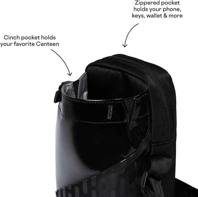 Corkcicle x Star Wars Darth Vader Crossbody Water Bottle Sling Bag, Fits 16 oz to 40 oz Tumbler – Water Bottle Holder with Strap Securely Holds Bottle, Cards, Phone, & Keys