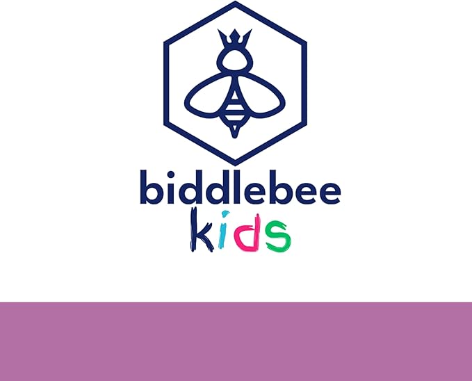 Biddlebee Kids Water Bottle with Straw Lid | 14oz Insulated Stainless Steel Reusable Bottles for School | Leak Proof Cap with Handle & Touch Free Spout | Great for Boys & Girls (Under the Sea)