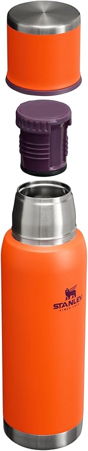 Stanley Adventure To Go Insulated Travel Tumbler - 1.1QT - Leak-Resistant Stainless Steel Insulated Bottle with Insulated Cup Lid and Splash-Free Stopper