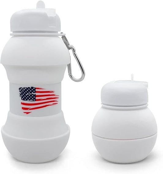 TOTU 20oz Water Bottle BPA Free, for Travel, Sports, Gym, Camping, Hiking, All Essentials