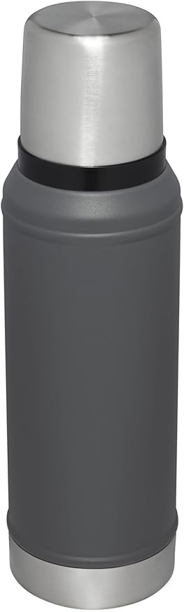 Stanley Classic Vacuum Insulated Wide Mouth Bottle -BPA-Free 18/8 Stainless Steel Thermos for Cold & Hot Beverages