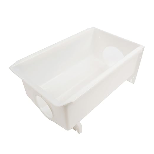 BlueStars W10850492 Ice Bucket - Compatible with Whirlpool Amana Maytag Kenmore Refrigerator - Replaces W10670844 W10138193 AP5989704 PS11731153