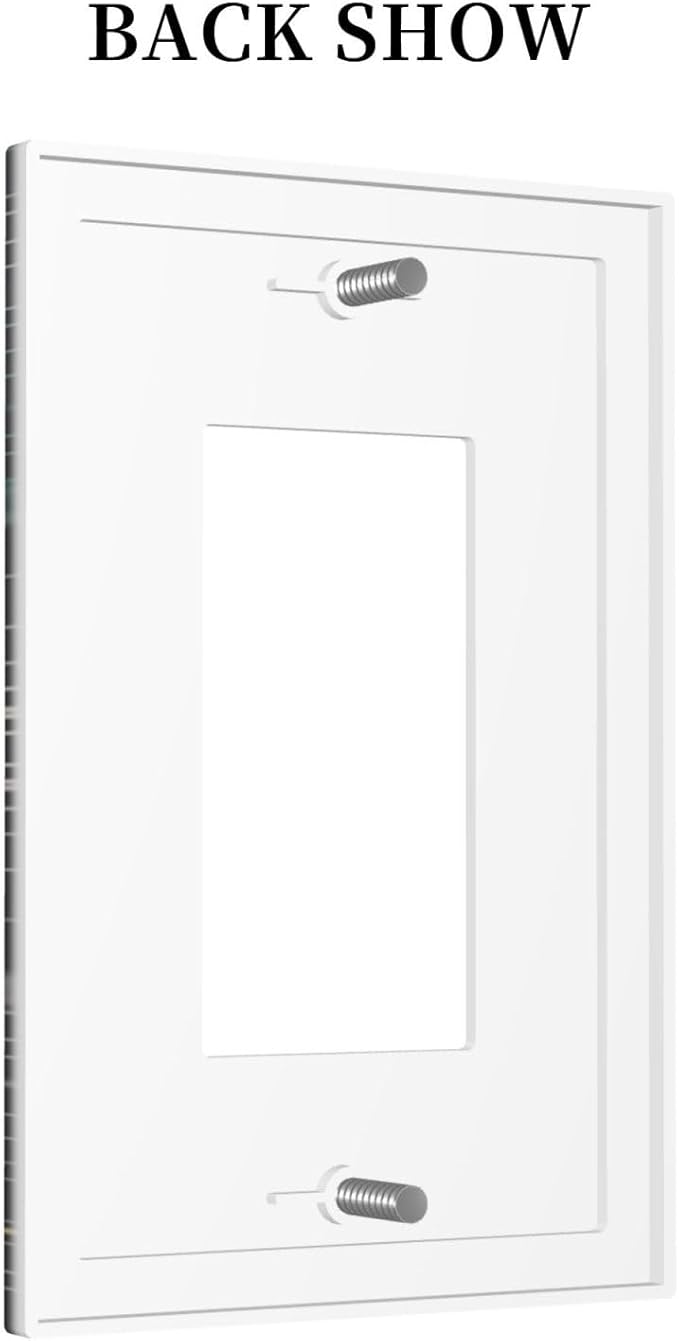 Tree of Life Blackground 1 Gang Rocker Light Switch Plate Hippie Sun Moon Star Single Decora Outlet Wall Plate Cover Faceplate Decorative Switchplate GFCI for Bathroom Bedroom Living Room Decorate