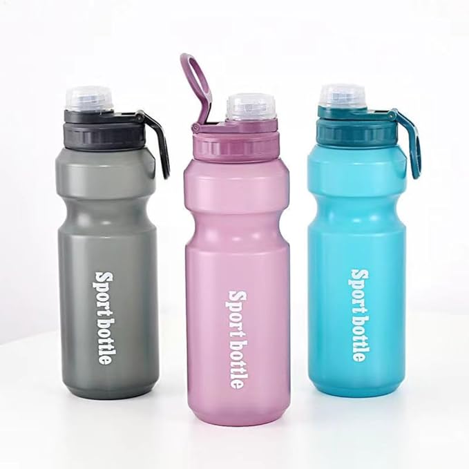 Sports Water Bottle, Plastic Water Bottle,BPA-Free,Leak-Proof, Reusable Water Bottle for School, Outdoor,Gym, Running, Hiking (Purple (26 OZ))