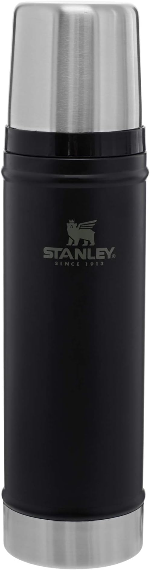 Stanley Classic Vacuum Insulated Wide Mouth Bottle -BPA-Free 18/8 Stainless Steel Thermos for Cold & Hot Beverages