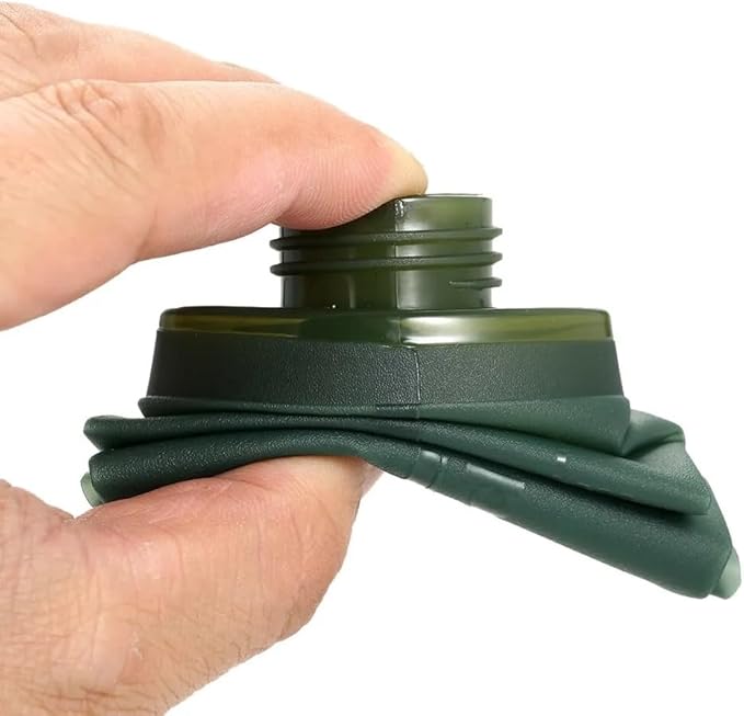 RAİL TPU Outdoor Sport Bottle, 500ml (16.9 oz), Folding Soft Flask for Running, Camping, Hiking, Bicycling, Fitness Water Bag