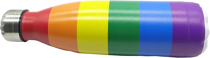 Rainbow Pride Insulated Sport Water Bottles Stainless Steel Travel Mugs BPA Free Tumbler For Outdoor Camping Travel 20oz