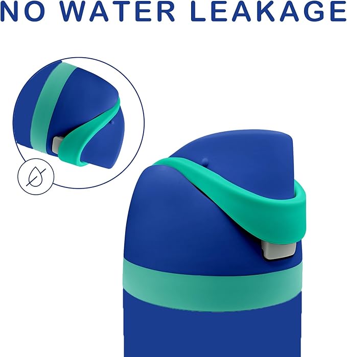 Replacement Lid for Owala Freesip Water Bottle Top Cap Protective Push-To-Open Lid Compatible With Owala Cup 16oz 24oz 32oz 40oz Bpa-Free Replacement Stopper for Owala Freesip Leak-Proof. (Navy Blue)