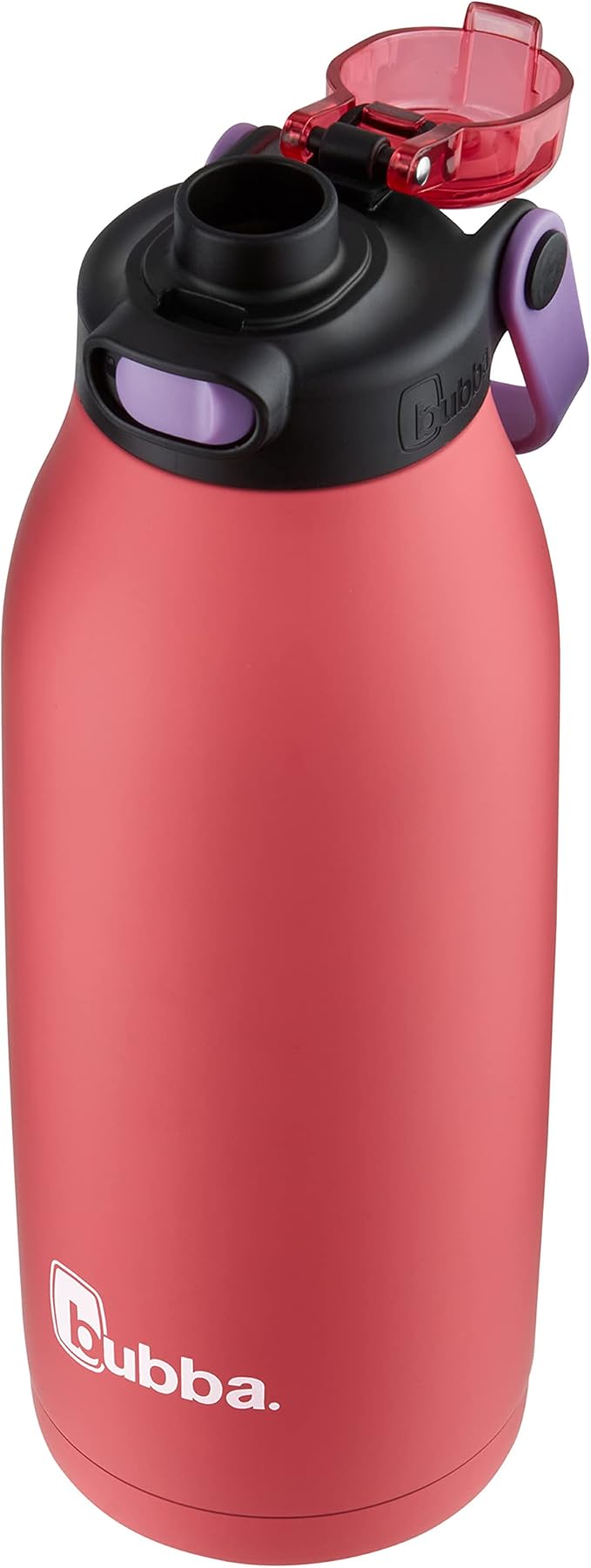 Bubba Radiant Stainless Steel Rubberized Chug Water Bottle, 40oz., Electric Berry