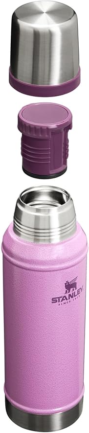 Stanley Classic Vacuum Insulated Wide Mouth Bottle -BPA-Free 18/8 Stainless Steel Thermos for Cold & Hot Beverages