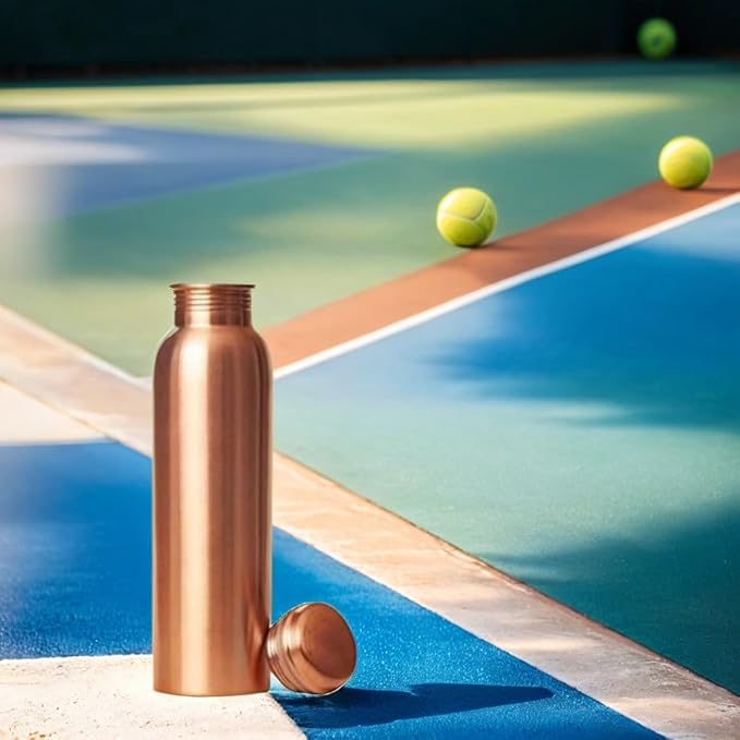 EcoLife Hydration Copper Bottle - Stay Refreshed with 900ml Capacity, 7X7X27 CM