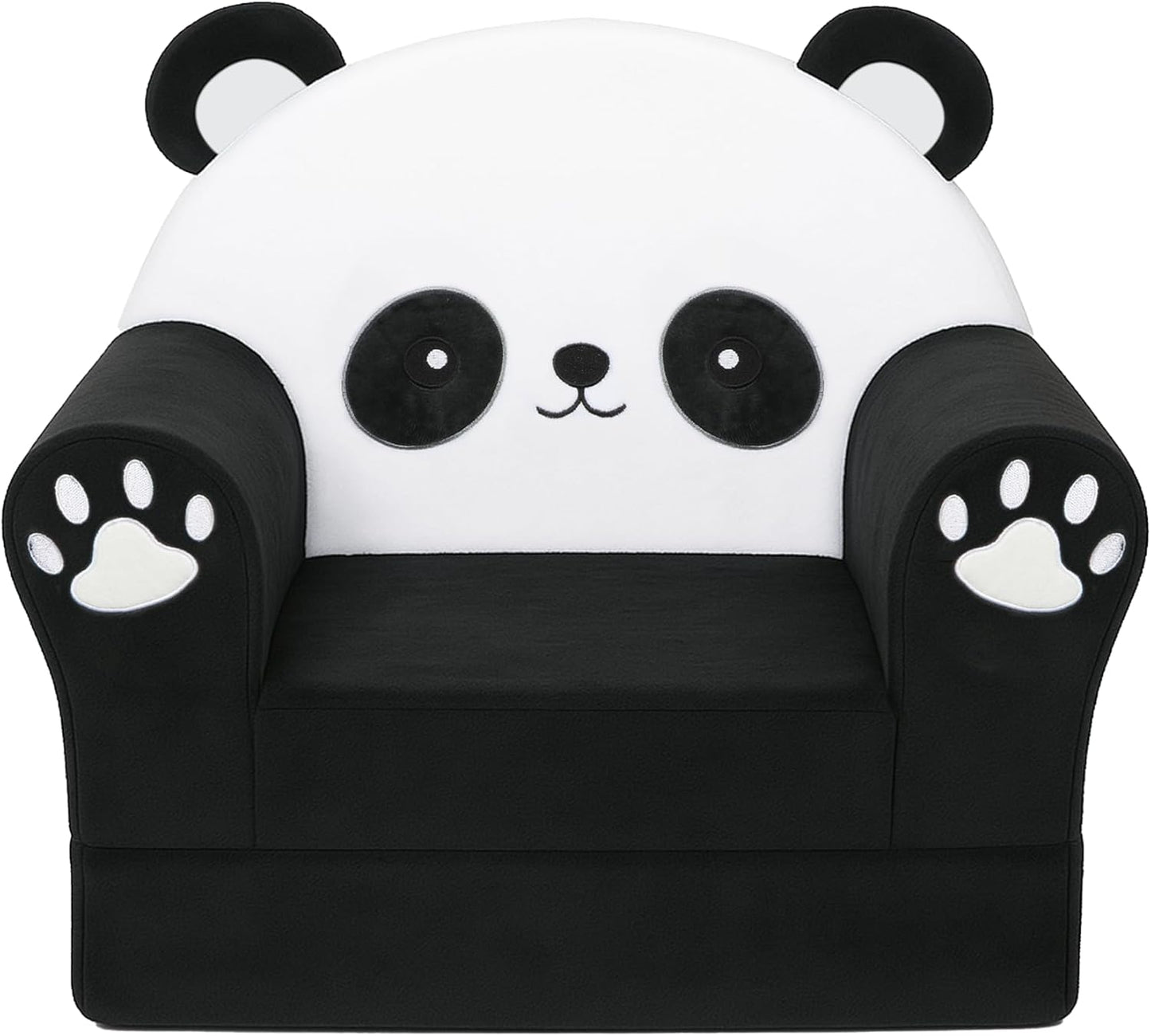 MONKISS Cute Toddler First Chair, Kids' Armchairs, Mini Couch for Baby, Panda, 1~2.5 Years Old