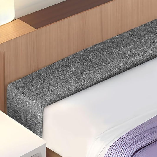 Bed Gap Filler,High-Density Bed Crack Filler with Removable Cover,Mattress Extender for Headboard Gap,Spacer Filler Between Mattress and Wall,Bed Wedge Gap Filler,Full Size,Dark Gray,78"x4"x12"