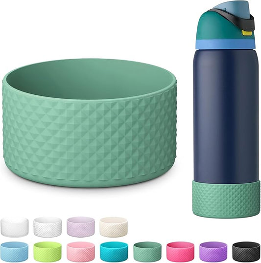 Silicone Boot for Owala Water Bottle 24 oz 32 oz 40 oz, Anti-Slip Protective Sleeve for FreeSip/Twist/Flip Stainless Steel Water Bottles Accessories