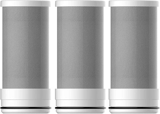 Waterdrop WD-FF-01A Replacement Filter, Faucet Water Filter, Replacement for WD-FC-01, WD-FC-02, WD-FC-06, Reduces Chlorine, Taste and Odor, Last Up to 9 Months (Pack of 3)