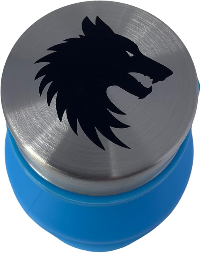 FIELDCRAFT Collapsible Silicone Water Bottle, BPA Free, Foldable, Leak Proof with Carabiner (Blue)