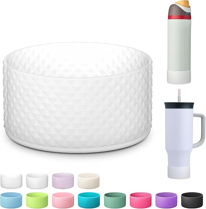 Silicone Boot for Owala Water Bottle 24 oz 32 oz 40 oz, Anti-Slip Protective Sleeve for FreeSip/Twist/Flip Stainless Steel Water Bottles Accessories