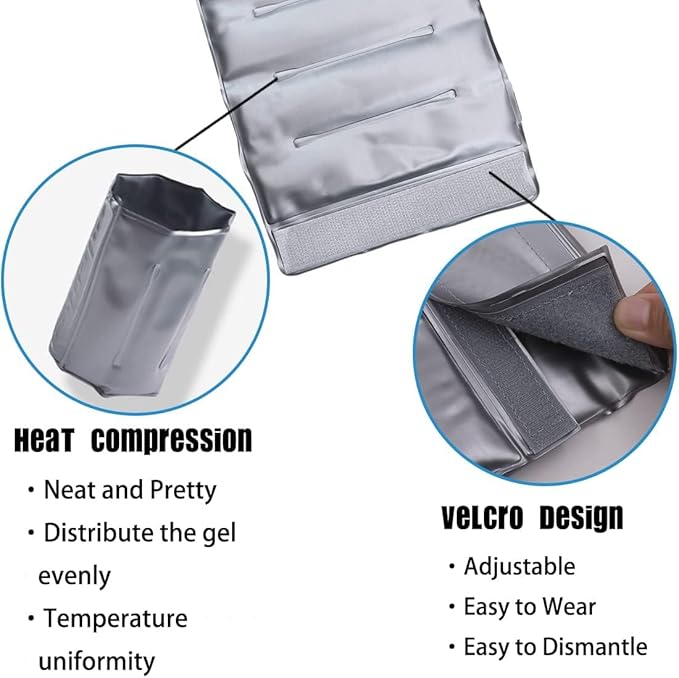 Ice Wine Bag, Ice Wine Sleeve, Wine Chiller, Wine Cooler Refrigerator, Wine Bottle Chiller Cooler for Red White Champagne or Sparkling. Gel Cooling Holder Freestanding Carrier Chilling