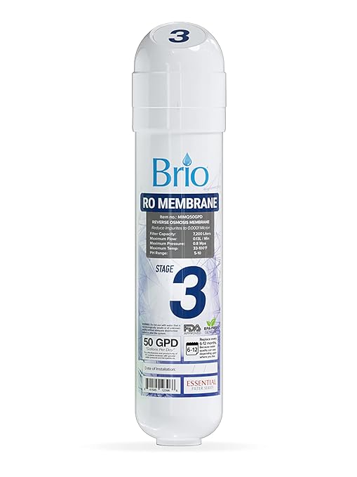 Brio Water Cooler Filter Replacement - Stage-3: Reverse Osmosis Membrane - for Brio model CLPOUROSC420RO
