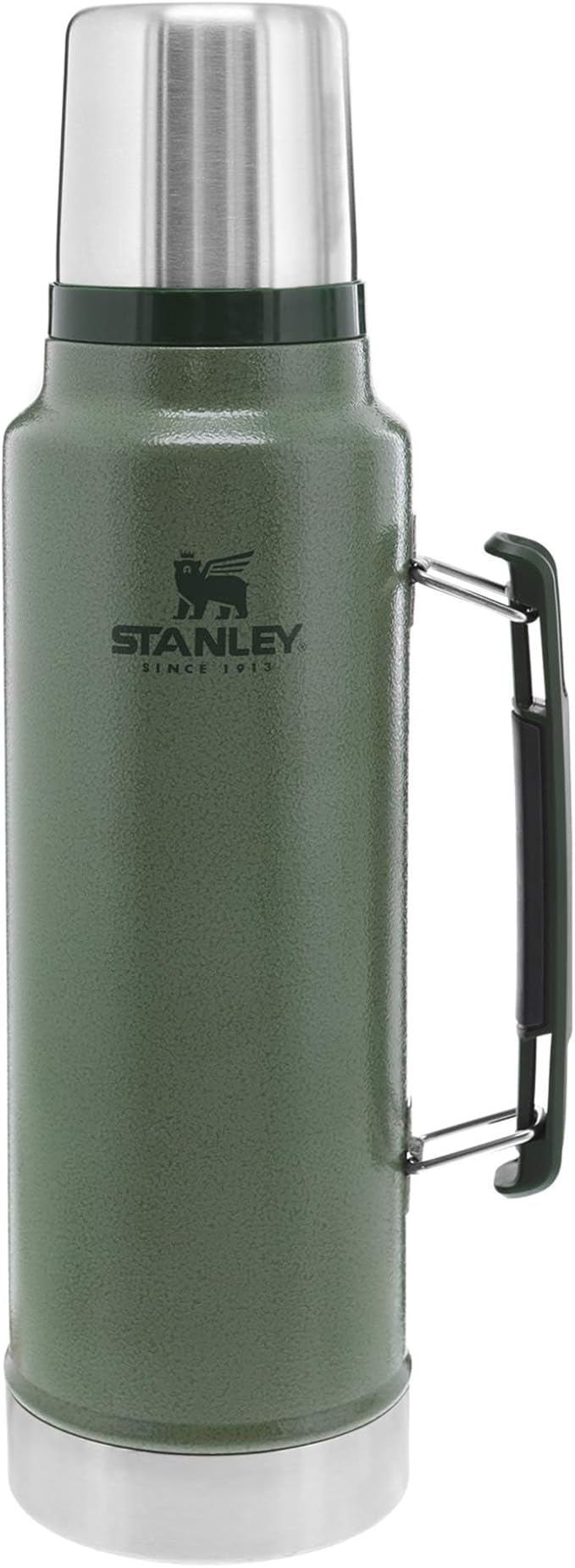 Stanley Classic Vacuum Insulated Wide Mouth Bottle -BPA-Free 18/8 Stainless Steel Thermos for Cold & Hot Beverages