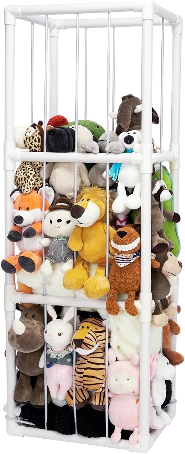 Original Stuffed Animal Zoo, Large Stuffed Animals Storage, Toy Storage Organizer for Plush Toy Holder, Perfect Stuffed Animals Ideas for Toddler Boys Girls, Nursery Play Room