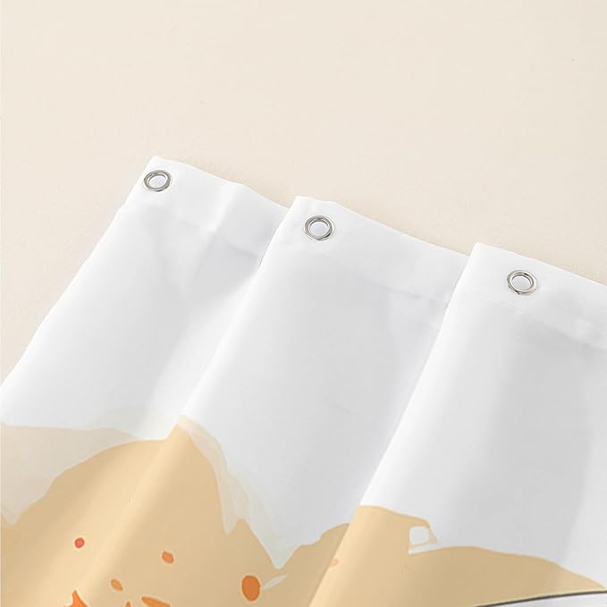 AILONEN Astronaut Shower Curtain for Bathroom,Planet Spaceman Bath Curtain for Kids Boys Teens,Universe Polyester Waterproof with 12 Plastic Hooks 72" W*84" H