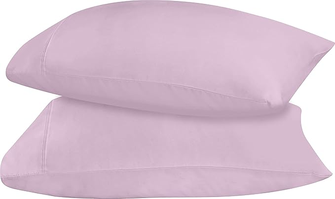 Utopia Bedding King Pillow Cases - 2 Pack - Envelope Closure - Soft Brushed Microfiber Fabric - Shrinkage and Fade Resistant Pillow Covers 20 X 40 Inches (King, Lavender)