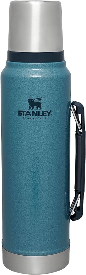 Stanley Classic Vacuum Insulated Wide Mouth Bottle -BPA-Free 18/8 Stainless Steel Thermos for Cold & Hot Beverages