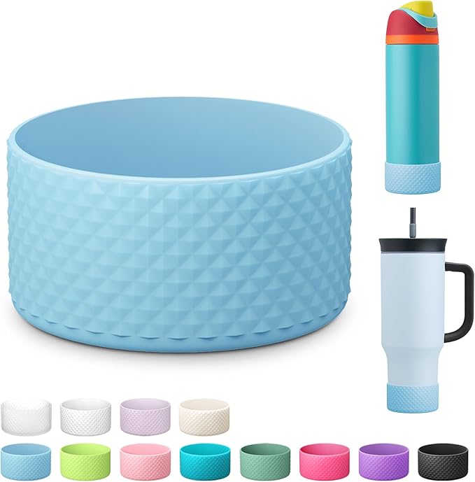 Silicone Boot for Owala Water Bottle 24 oz 32 oz 40 oz, Anti-Slip Protective Sleeve for FreeSip/Twist/Flip Stainless Steel Water Bottles Accessories