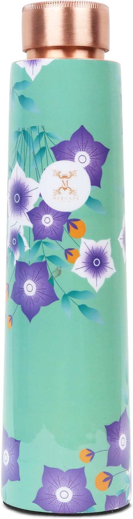 Pure Copper Water Bottle Experience the Benefits of MERCAPE® Pure Copper Water Bottle - Joint Less, Leak Proof (900ml) (Classic 2)