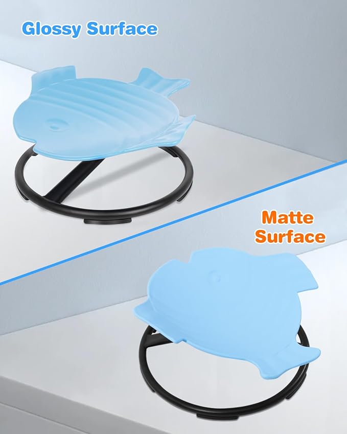 Spinning Chair for Autistic Kids, 3+ Autism Kids Sensory Swivel Chair, Light Blue Kids Swivel Chair, Coordinate The Balanced Development of The Left and Right Brain and Exercise Muscle Endurance