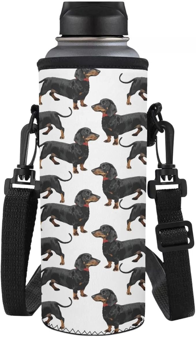 Jndtueit Basketball Water Pouch Holder, Soccer Bottle Cooler Cover Holder Strap for Outdoor Sports Gym Camping Walking