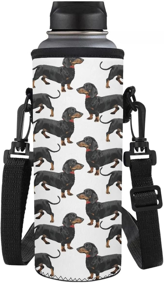 Jndtueit Basketball Water Pouch Holder, Soccer Bottle Cooler Cover Holder Strap for Outdoor Sports Gym Camping Walking